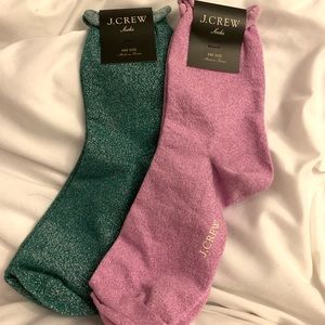 NWT JCREW GLITTER SOCKS